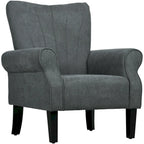 Modern 31.5  Arm Chair with Wood Legs