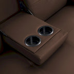 66.1  PVC Loveseat Sofa Bed with Wood Frame and Stainless Legs