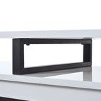White Modern Extendable TV Stand for 100  TVs