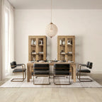 78  Reclaimed Pine Wood Dining Table in Natural