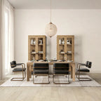 Classic Home Crest 78  Reclaimed Pine Wood Dining Table in Natural