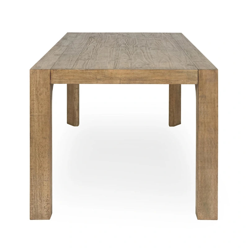 78  Reclaimed Pine Wood Dining Table in Natural