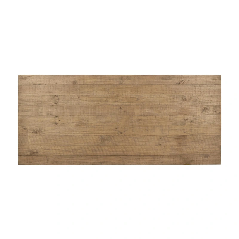 78  Reclaimed Pine Wood Dining Table in Natural
