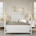 King Size Solid Pine Four-Poster Bed with 75  Tall Traditional Canopy Bed Frame