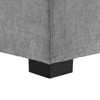 Gray Modern 53.5  Chaise Lounge Chair with Solid Wood Legs and Pillows for Living Room