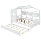 Queen Upholstered Bed with Wingback Headboard and Four Drawers