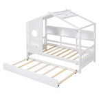 Queen Upholstered Bed with Wingback Headboard and Four Drawers