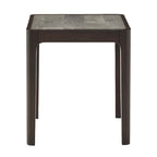 Faux Marble Top End Table