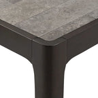 Faux Marble Top End Table