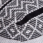 22-inch Square Pouf Ottoman - Handmade Footrest for Living Room, Bedroom, Nursery