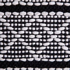 22-inch Square Pouf Ottoman - Handmade Footrest for Living Room, Bedroom, Nursery