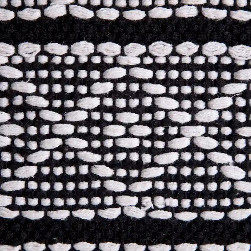 22-inch Square Pouf Ottoman - Handmade Footrest for Living Room, Bedroom, Nursery