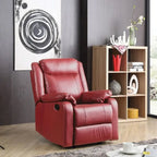 Faux Leather Rocking Recliner