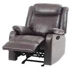 Faux Leather Rocking Recliner