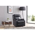 Faux Leather Rocking Recliner