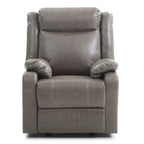 Faux Leather Rocking Recliner