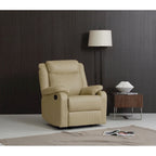 Faux Leather Rocking Recliner