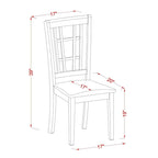 Dining Table Set Contains a Rectangle Table and Dining Chairs with a Bench (Chair Seat Type Options)