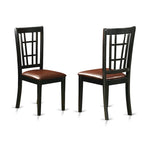 Dining Table Set Contains a Rectangle Table and Dining Chairs with a Bench (Chair Seat Type Options)