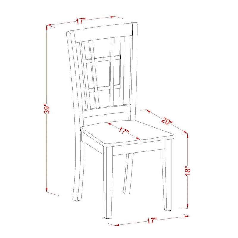 Dining Table Set Contains a Rectangle Table and Dining Chairs with a Bench (Chair Seat Type Options)
