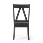 Farmhouse Upholstered Wood Dining Chairs  20.00  L x 22.75  W x 39.00  H