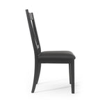 Farmhouse Upholstered Wood Dining Chairs  20.00  L x 22.75  W x 39.00  H