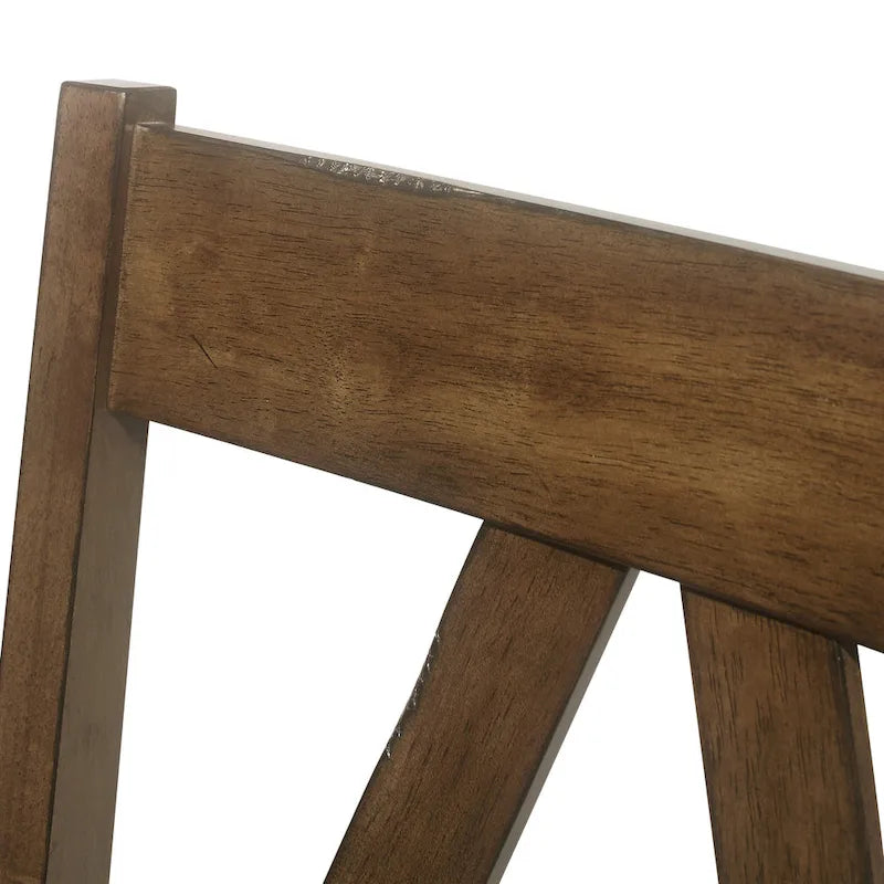 Farmhouse Upholstered Wood Dining Chairs  20.00  L x 22.75  W x 39.00  H