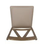 Farmhouse Upholstered Wood Dining Chairs  20.00  L x 22.75  W x 39.00  H