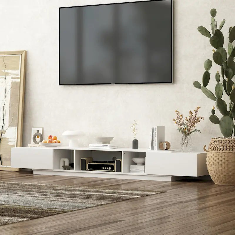 TV Stand for 90 , TV Media Center, Entertainment Center Media Console