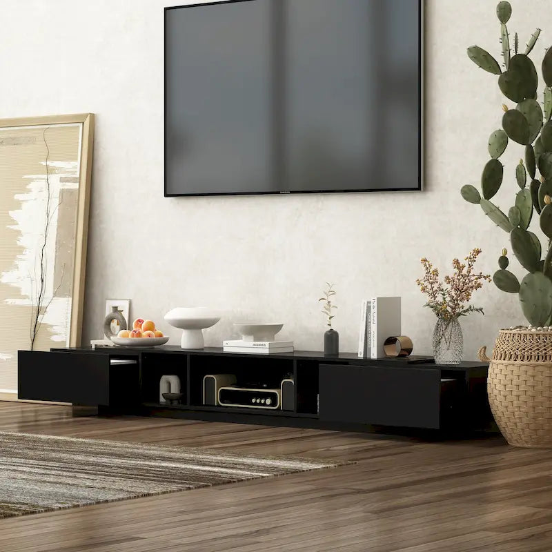 TV Stand for 90 , TV Media Center, Entertainment Center Media Console