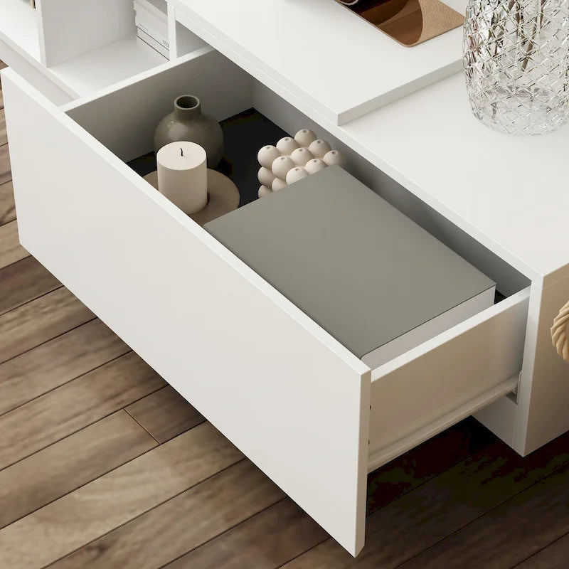 TV Stand for 90 , TV Media Center, Entertainment Center Media Console