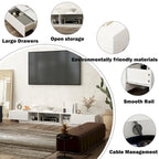 TV Stand for 90 , TV Media Center, Entertainment Center Media Console
