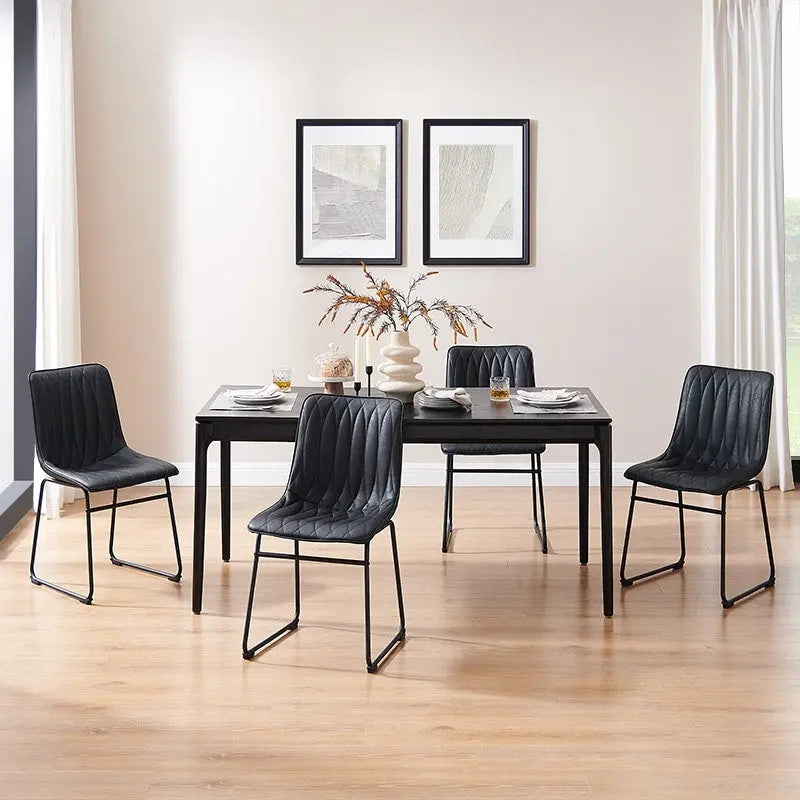 Faux Leather Dining Chair (Set of 2)
