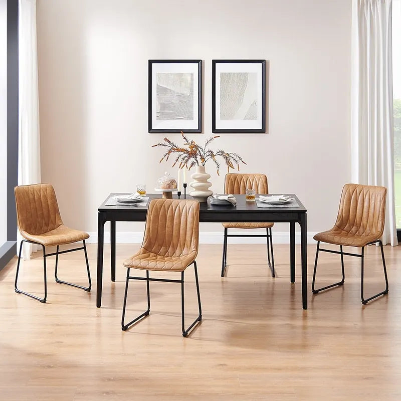 Faux Leather Dining Chair (Set of 2)