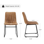 Faux Leather Dining Chair (Set of 2)