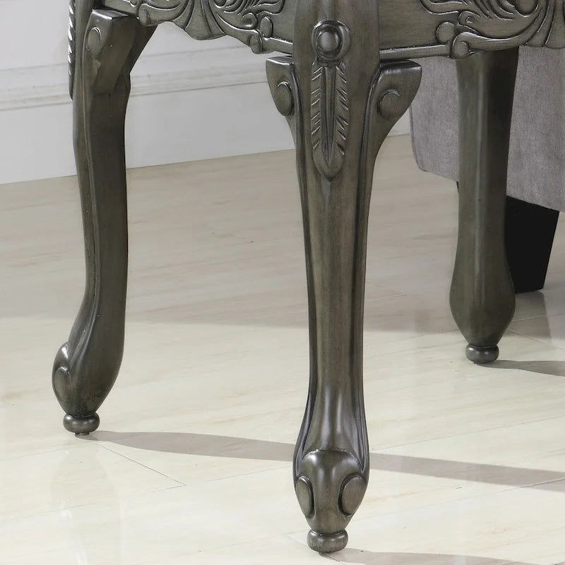 Traditional Ornate Detailing End Table
