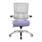Breathable Mesh Chair with Custom Fabric Seat