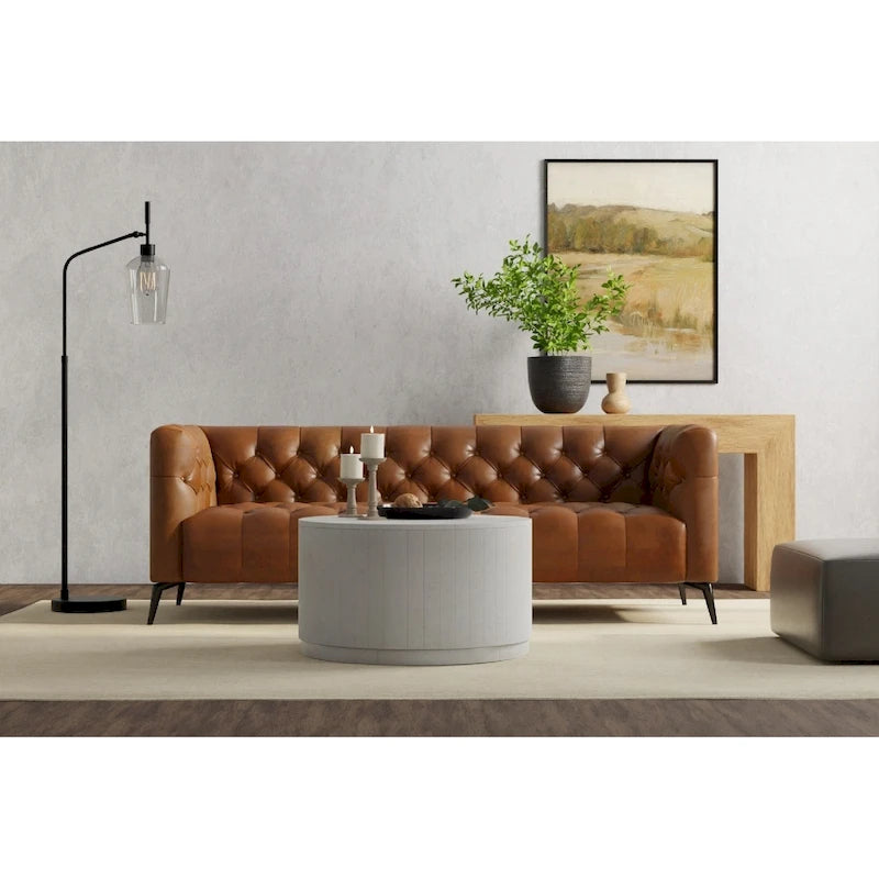 30  Round Mango Wood Coffee Table
