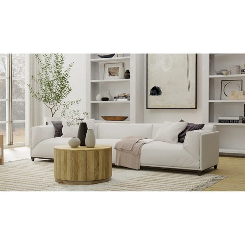 Carolina Living Krissa 30  Round Mango Wood Coffee Table