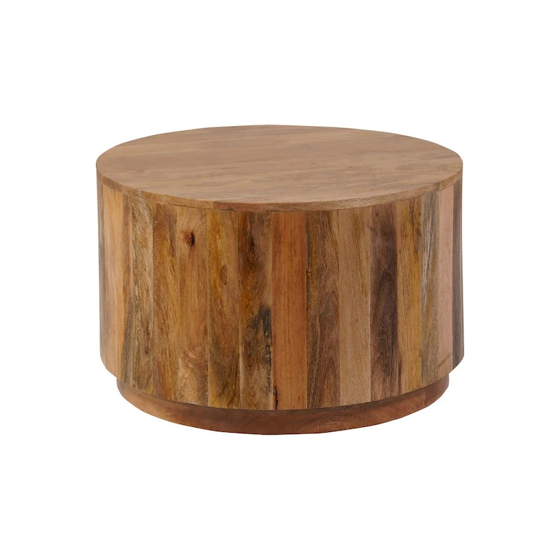 30  Round Mango Wood Coffee Table