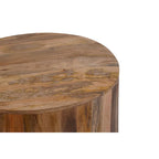 30  Round Mango Wood Coffee Table