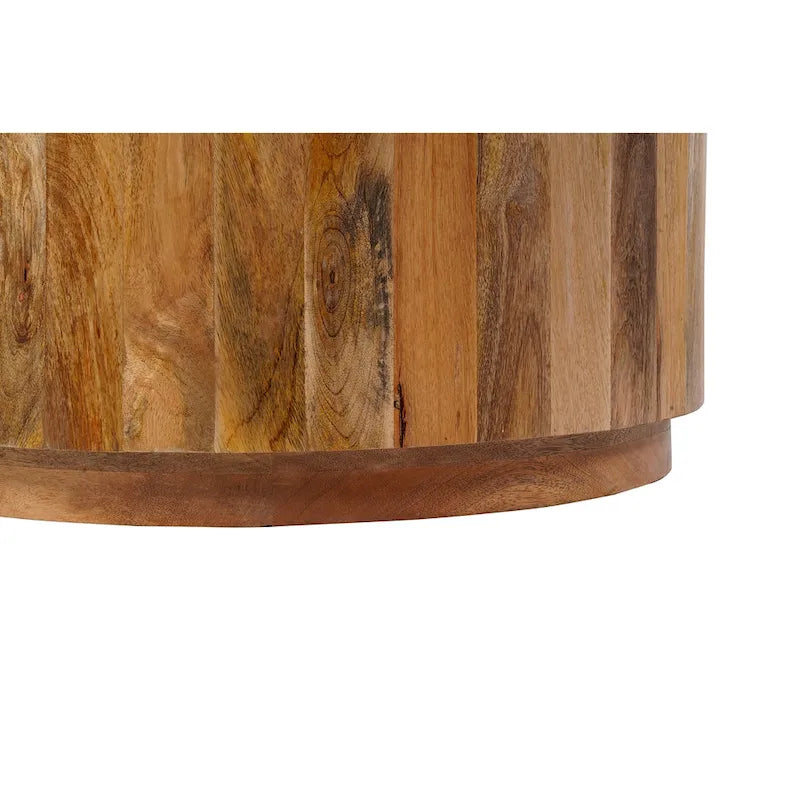 30  Round Mango Wood Coffee Table