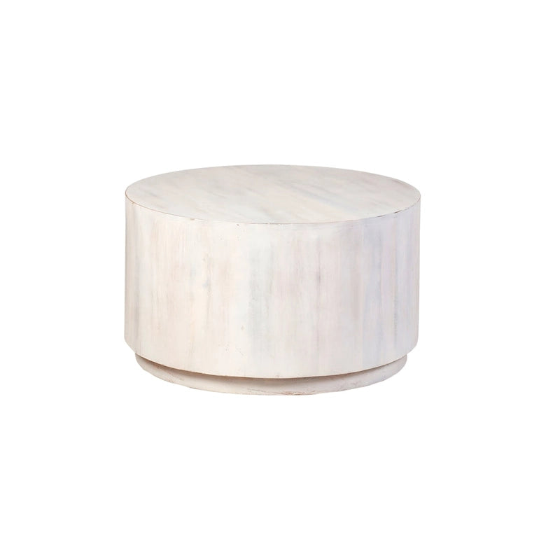 30  Round Mango Wood Coffee Table