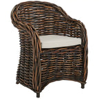 Styliani Natural Rattan Club Chair - 27.5  x 27.5  x 35.5  - 28Wx28Dx36H