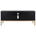 1 Shelf Rattan Media Stand - 54  W x 15  D x 22  H - 54Wx15Dx22H