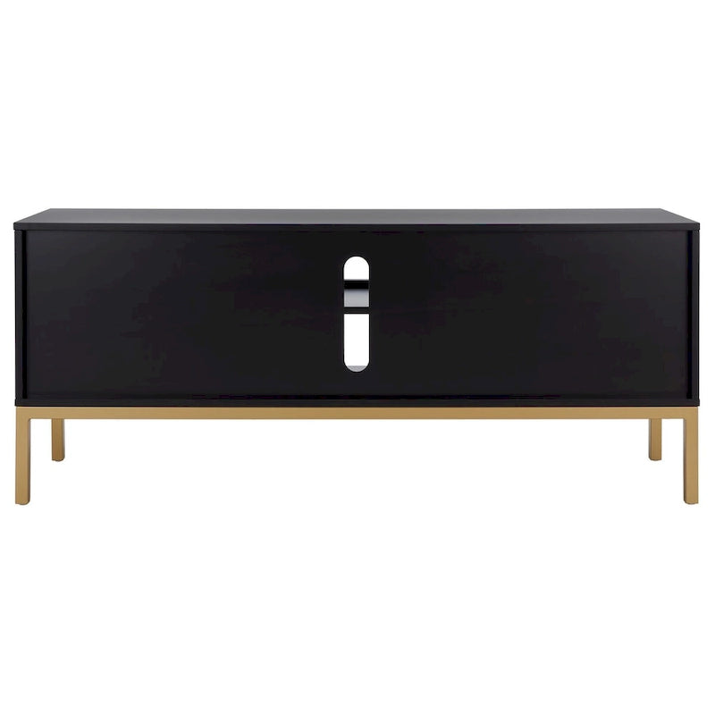 1 Shelf Rattan Media Stand - 54  W x 15  D x 22  H - 54Wx15Dx22H