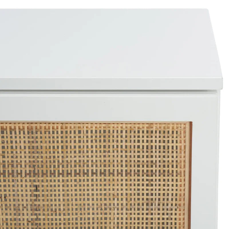 1 Shelf Rattan Media Stand - 54  W x 15  D x 22  H - 54Wx15Dx22H