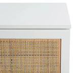 1 Shelf Rattan Media Stand - 54  W x 15  D x 22  H - 54Wx15Dx22H