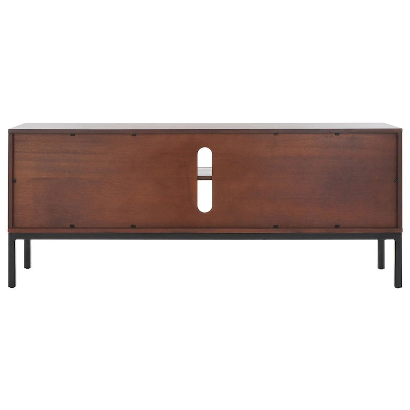 1 Shelf Rattan Media Stand - 54  W x 15  D x 22  H - 54Wx15Dx22H