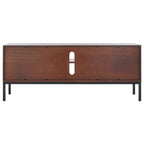 1 Shelf Rattan Media Stand - 54  W x 15  D x 22  H - 54Wx15Dx22H